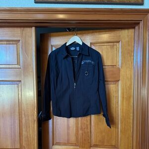 Harley-Davidson Black Lightweight Shirt Jacket